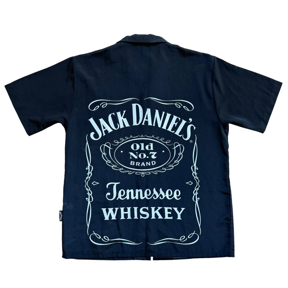 Vintage 2005 Jack Daniels Dragonfly Whiskey Shirt Mens Large Black Graphic Y2K - Picture 2 of 8